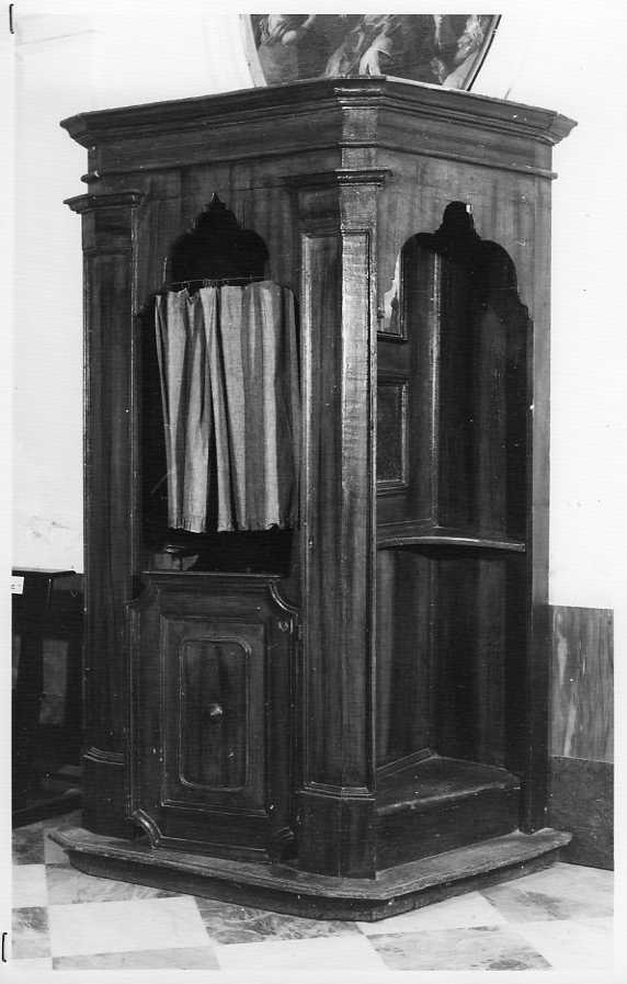 confessionale, serie - bottega campana (sec. XIX)
