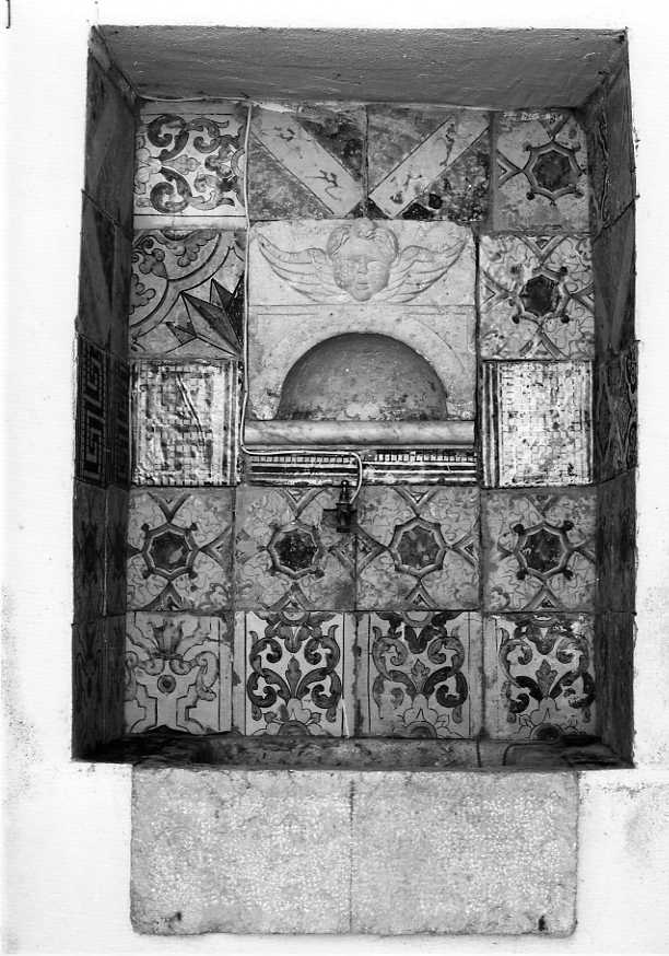 lavabo da sacrestia - bottega campana (sec. XVIII)