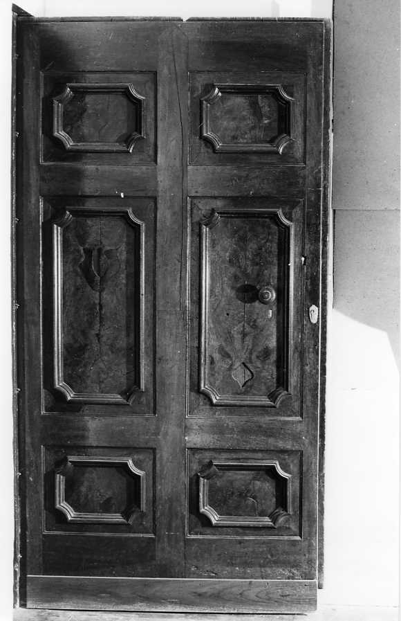 porta - a due battenti - bottega campana (prima metà sec. XVIII)