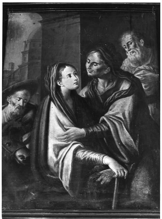 visitazione (dipinto) - ambito campano (prima metà sec. XVIII)