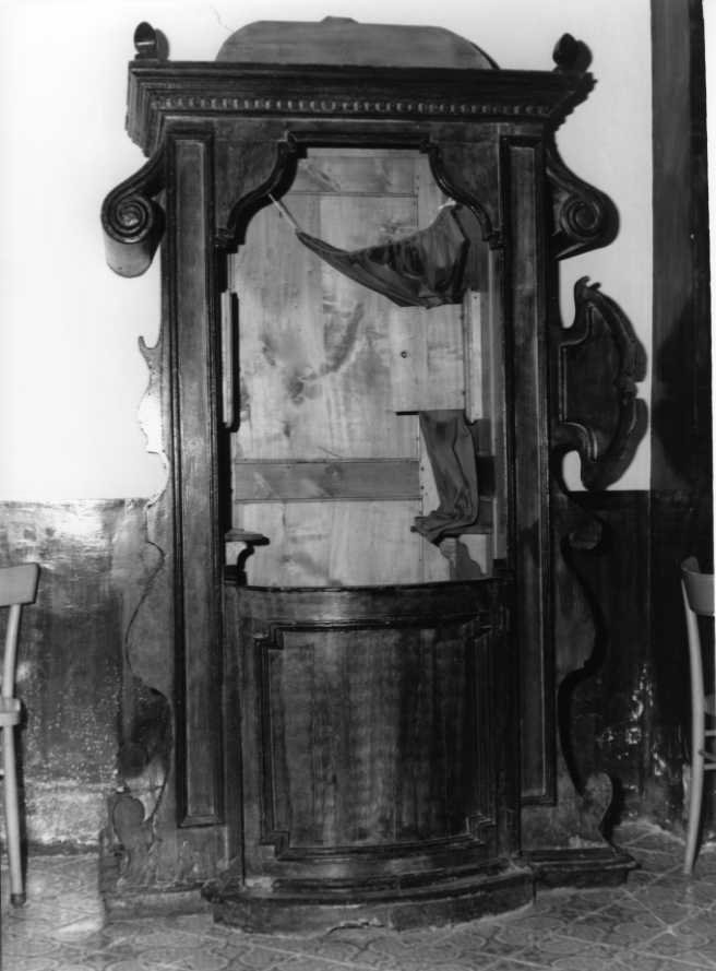 confessionale - bottega beneventana (sec. XIX)