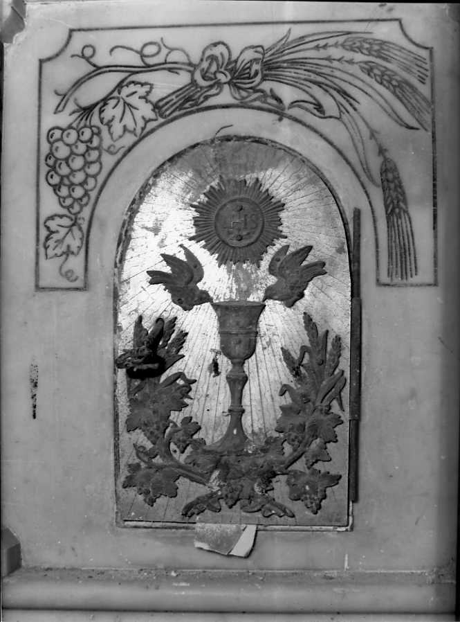 sportello di tabernacolo - bottega campana (prima metà sec. XX)