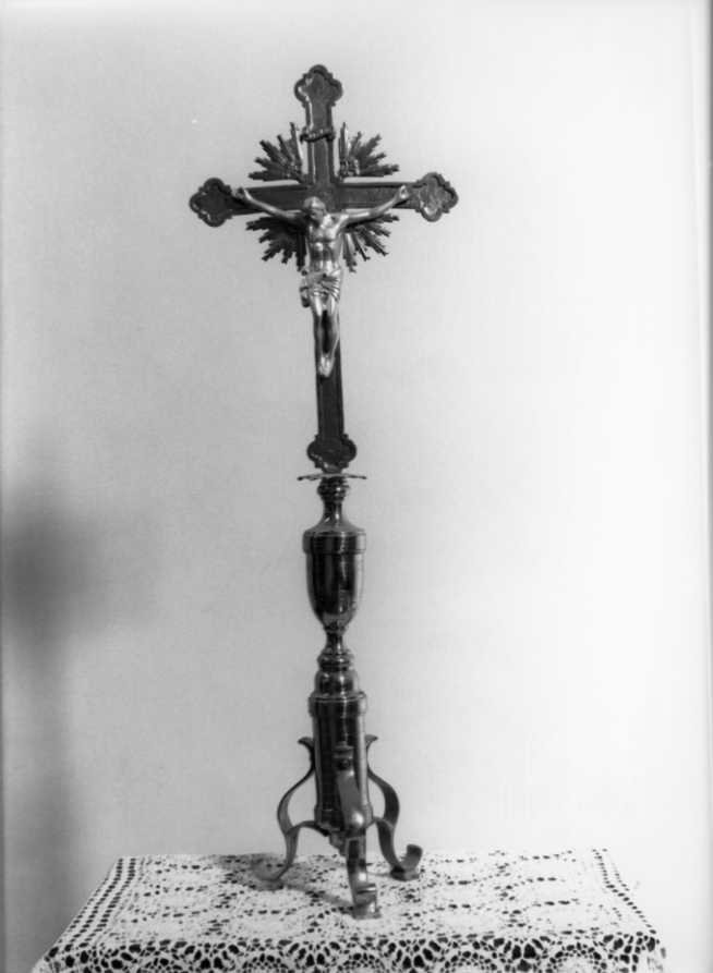 croce d'altare - bottega campana (sec. XIX)