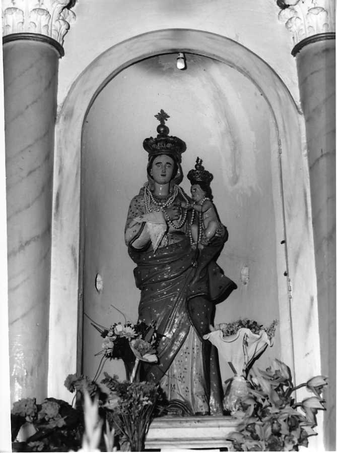 Madonna con Bambino (statua) - bottega campana (seconda metà sec. XIX)