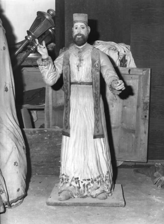 figura maschile (statua) - bottega campana (sec. XIX)