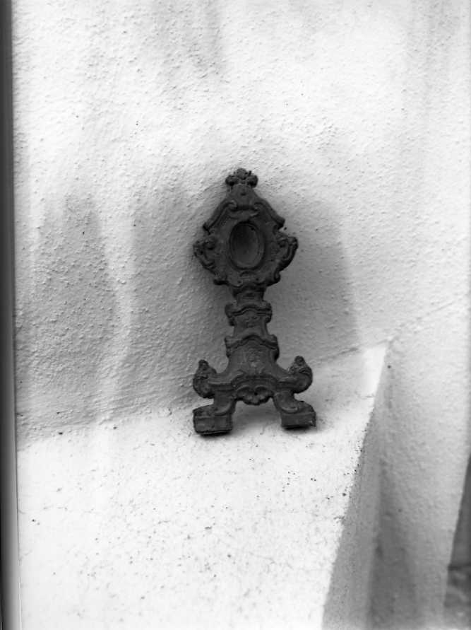 reliquiario - a ostensorio - bottega campana (sec. XIX)