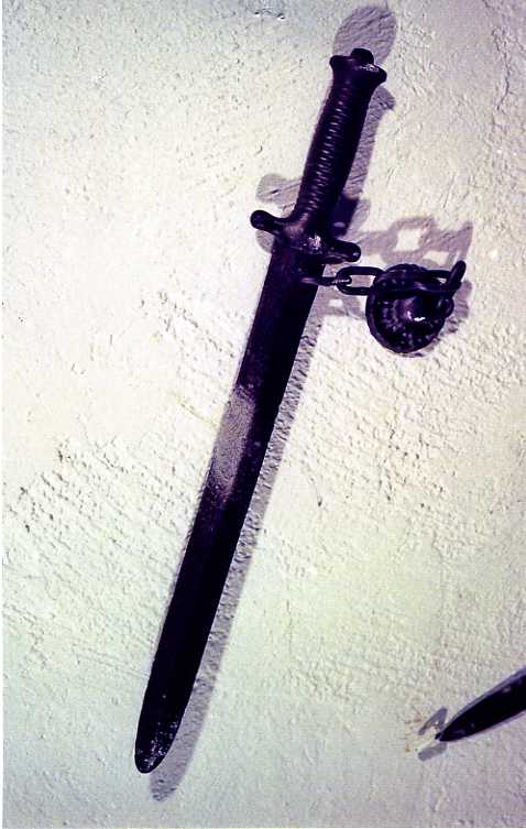 baionetta, frammento - bottega campana (prima metà sec. XX)