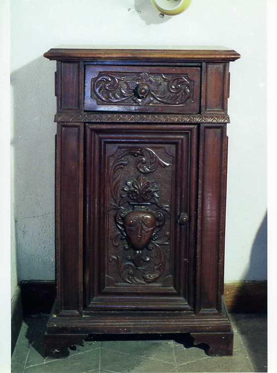 comodino, coppia - bottega campana (fine sec. XIX)