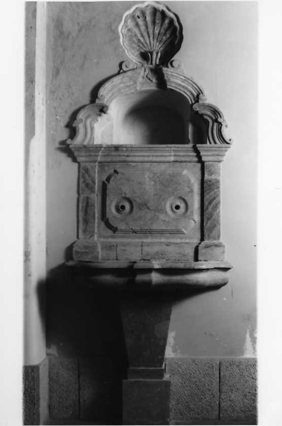 lavabo - a parete - bottega campana (sec. XVIII)