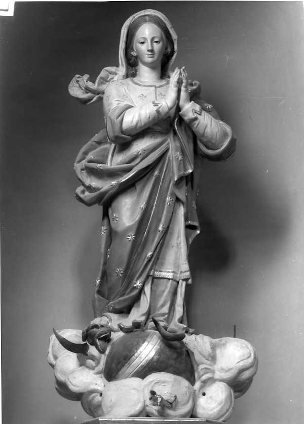Madonna Immacolata (scultura) - bottega campana (sec. XIX)