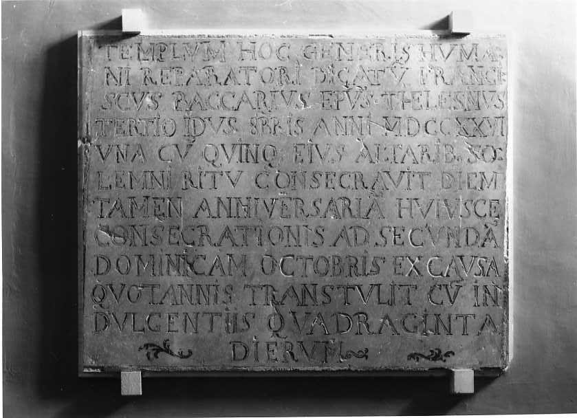 lapide - bottega campana (sec. XVIII)