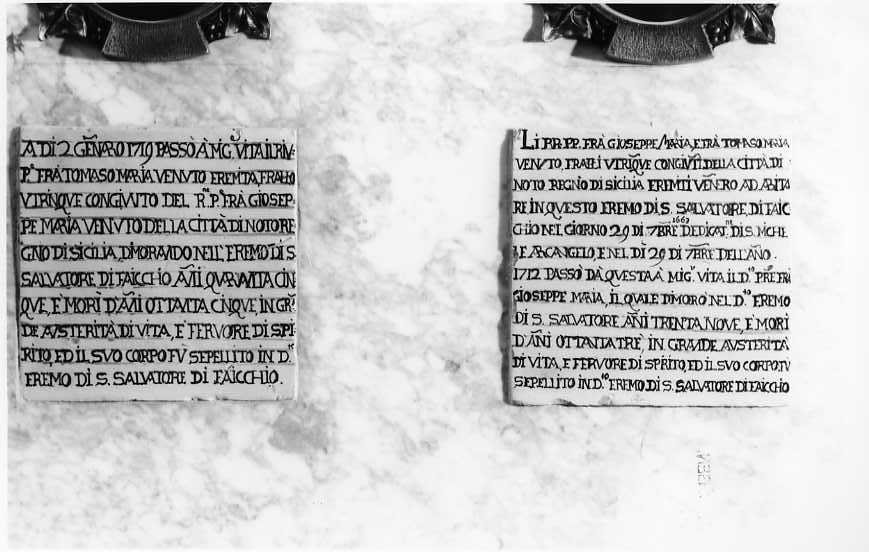 lapide - bottega campana (sec. XVIII)