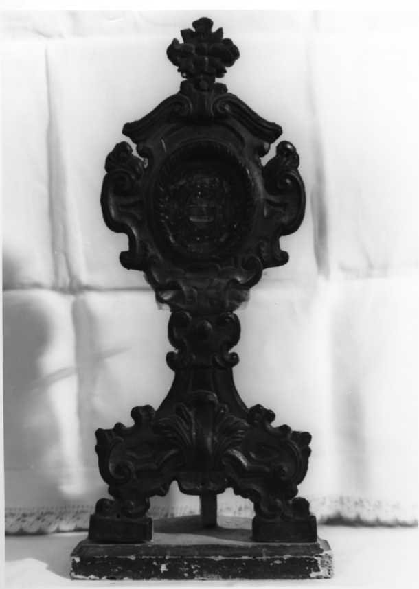 reliquiario - a ostensorio - bottega campana (sec. XIX)