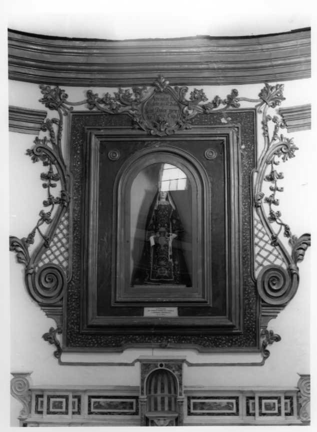 mostra di nicchia - bottega campana (sec. XVIII)