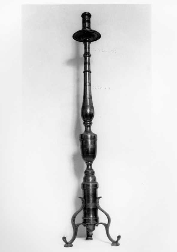 candeliere, serie - bottega campana (inizio sec. XX)