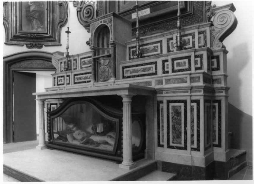 altare maggiore - bottega campana (fine sec. XVIII)