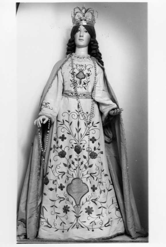 Madonna del Rosario (scultura) - bottega campana (sec. XVIII)