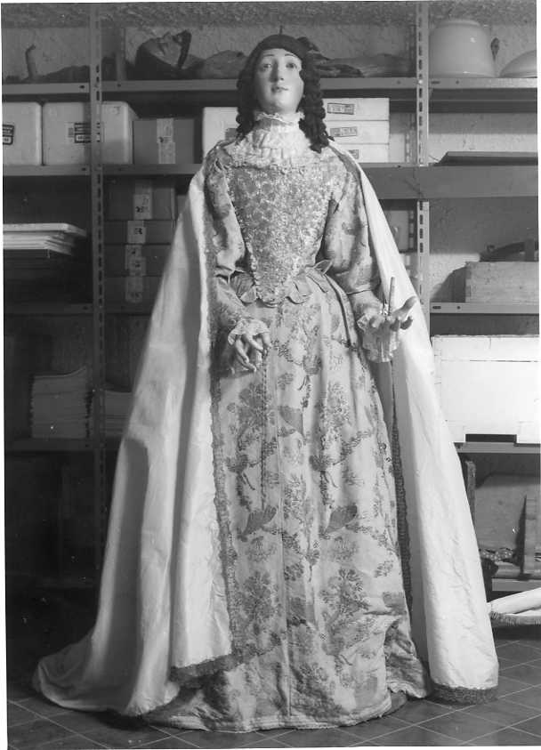 Madonna del Rosario (manichino) - bottega campana (fine/inizio secc. XIX/ XX)