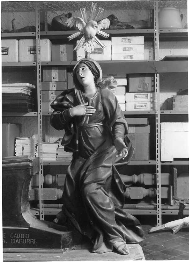 Annunciazione (gruppo scultoreo) - bottega campana (sec. XIX)