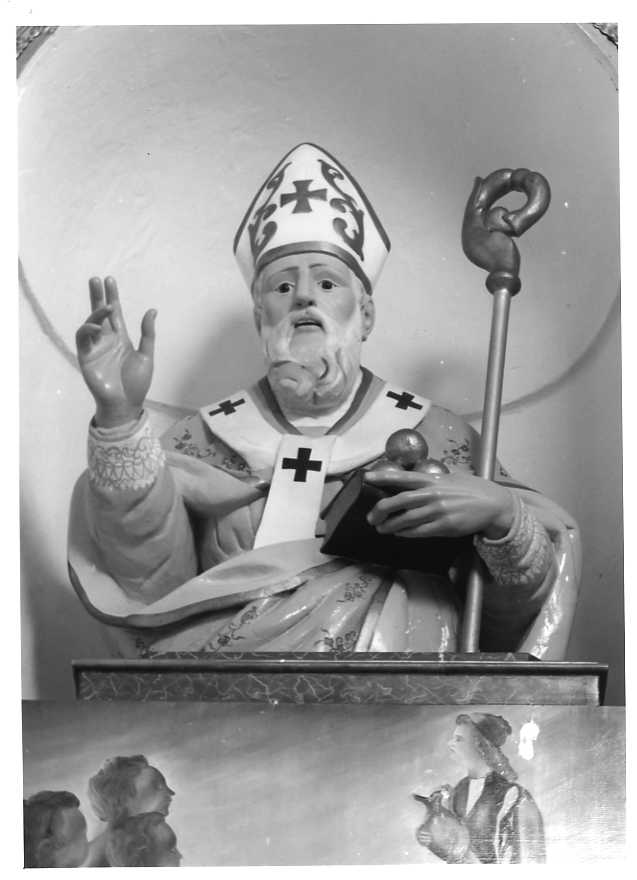 San Nicola di Bari (scultura) - bottega campana (primo quarto sec. XX)