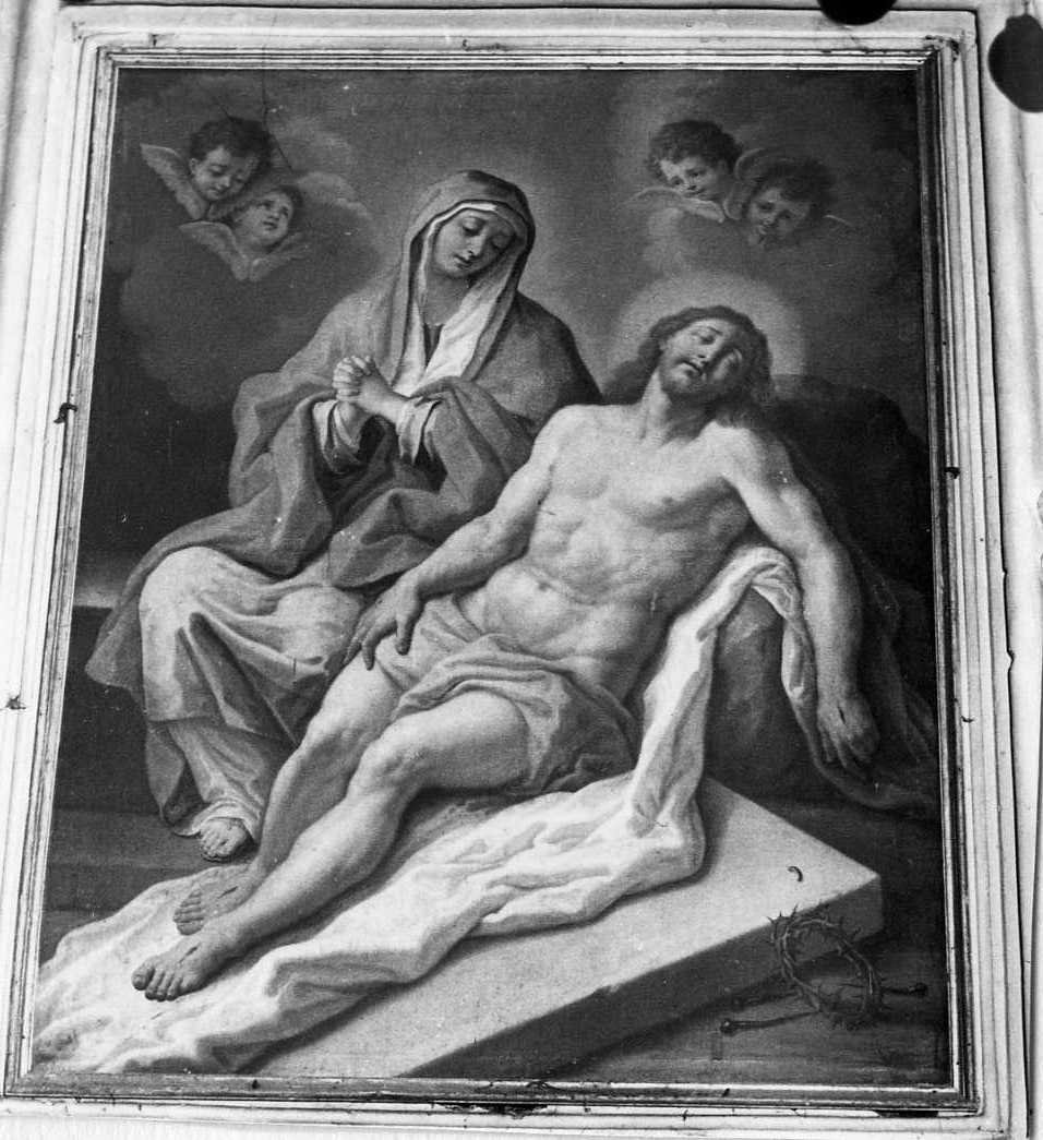 compianto sul Cristo morto (dipinto) - ambito campano (metà sec. XIX)