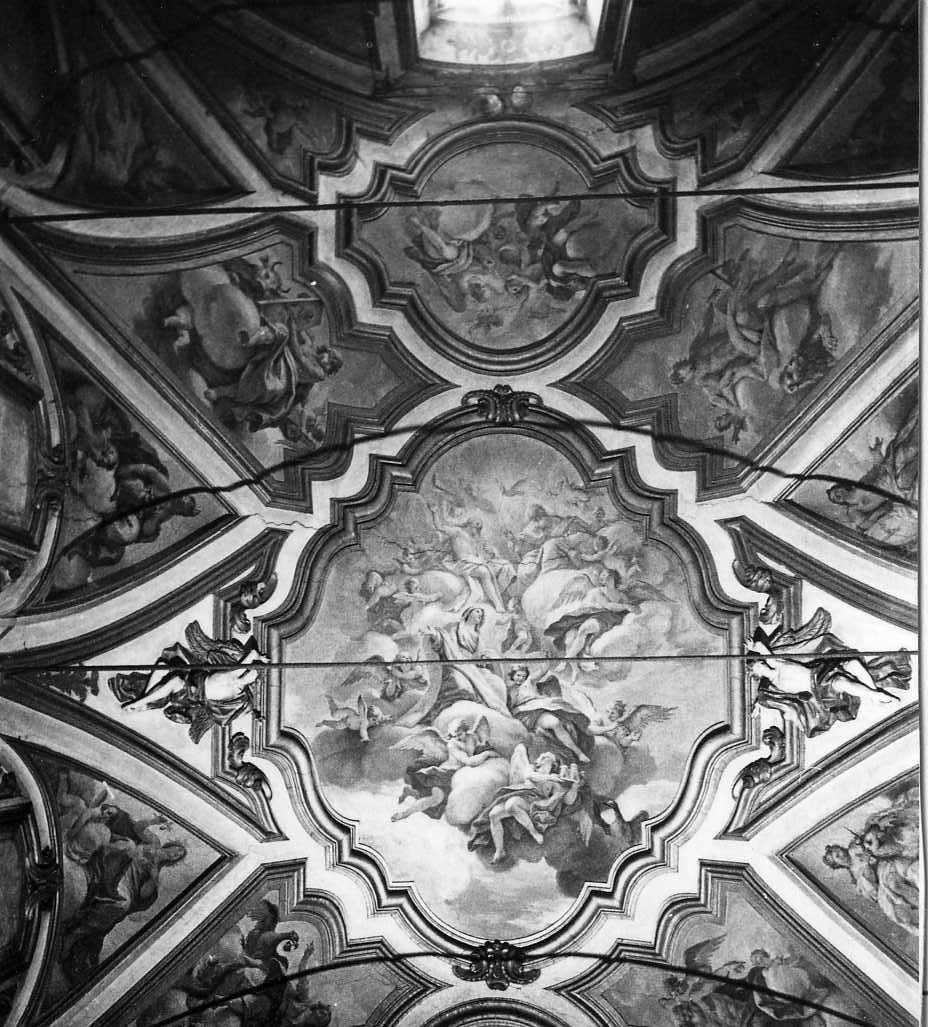 Madonna in gloria con Trinità (dipinto) di De Matteis Paolo (attribuito) (prima metà sec. XVIII)