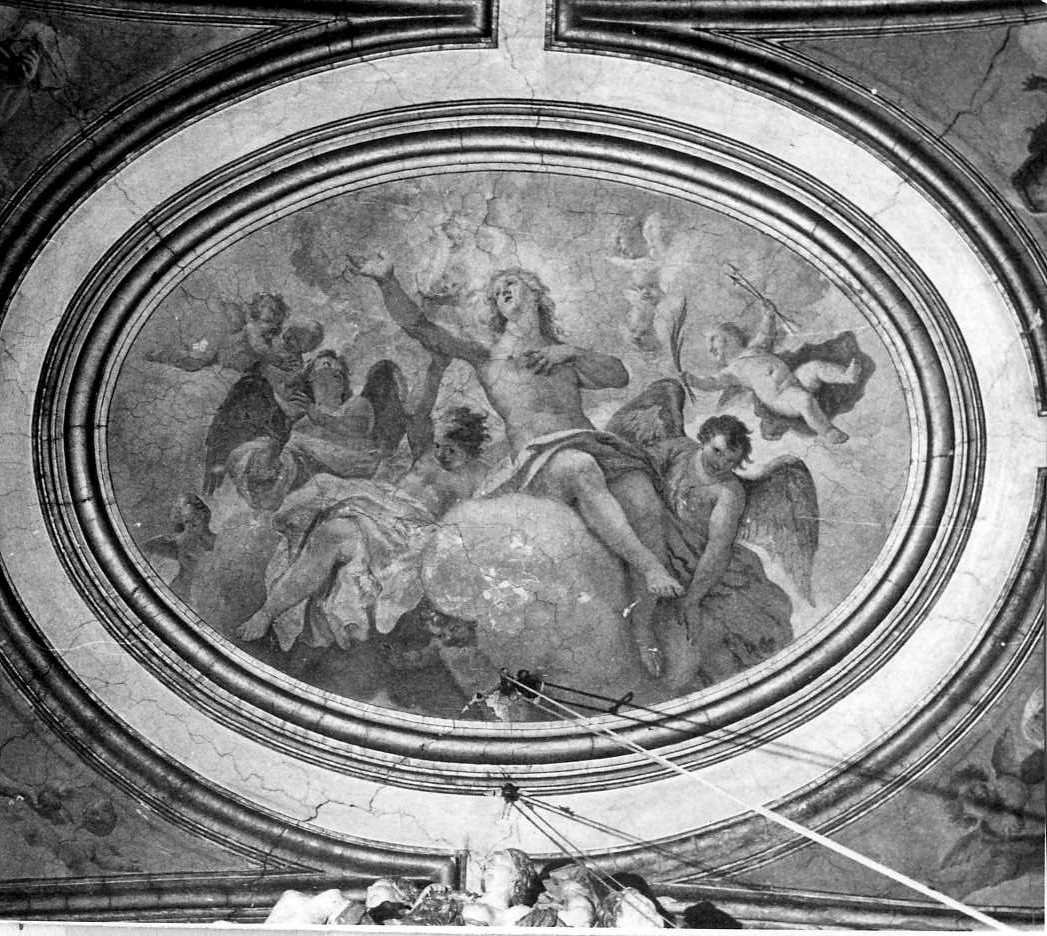 San Sebastiano curato dagli angeli (dipinto) di De Matteis Paolo (cerchia) (prima metà sec. XVIII)