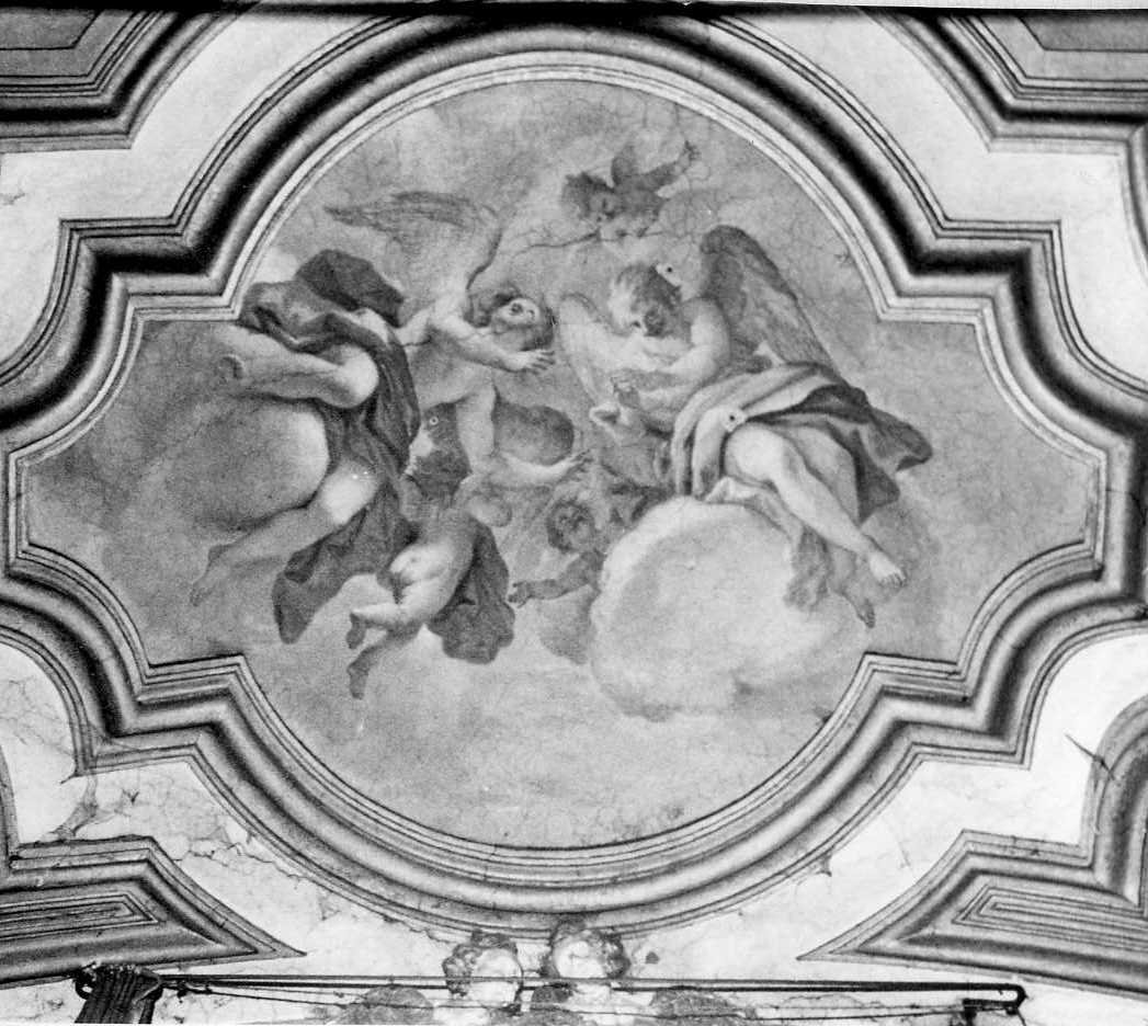 angeli adoranti (dipinto) di De Matteis Paolo (attribuito) (prima metà sec. XVIII)