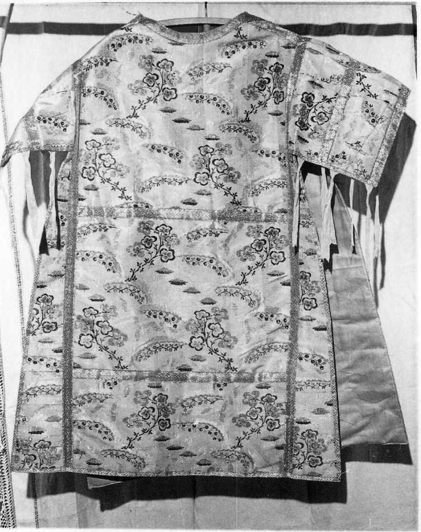 tunicella, coppia - manifattura campana (fine sec. XVIII)