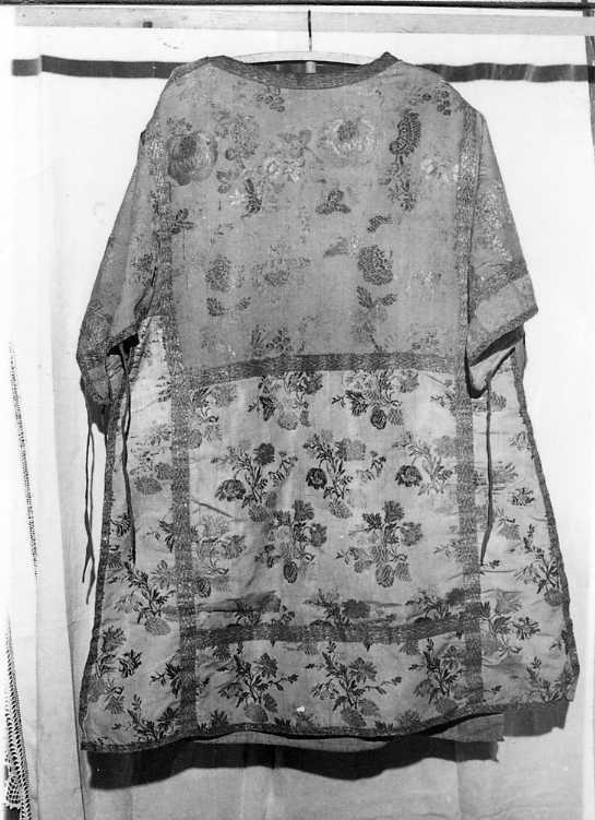 tunica - manifattura campana (fine sec. XVIII)