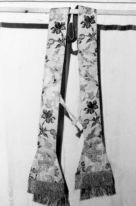 stola - manifattura campana (fine sec. XVIII)