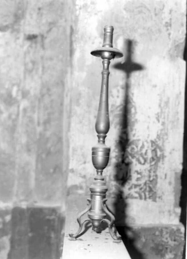 candeliere, serie - bottega campana (fine sec. XIX)