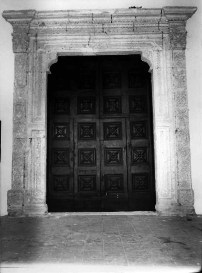 mostra di portale - bottega campana (sec. XV)