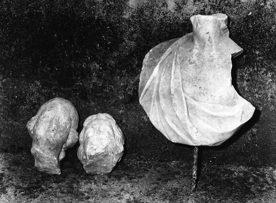 scultura, frammento - bottega campana (secc. I/ II)