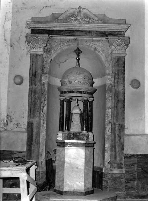 mostra di nicchia - bottega campana (prima metà sec. XX)