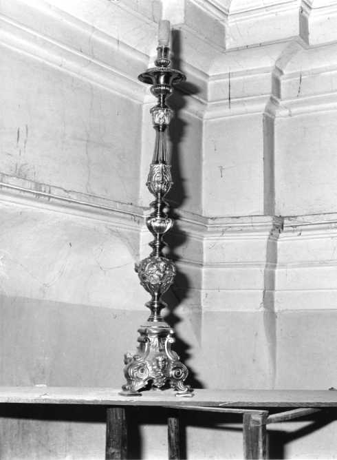candelabro, serie - bottega napoletana (sec. XX)