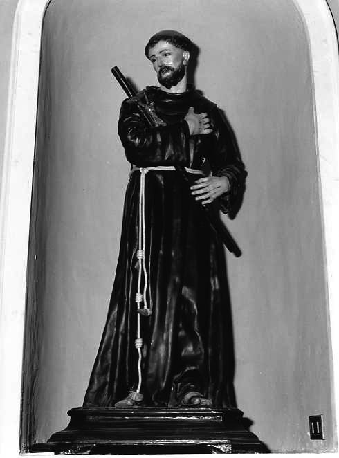 San Francesco d'Assisi (statua) - bottega campana (inizio sec. XX)