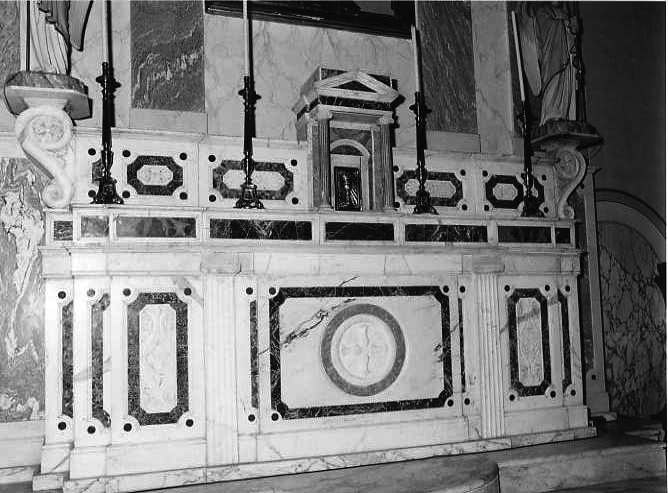 altare maggiore - bottega campana (fine sec. XIX)