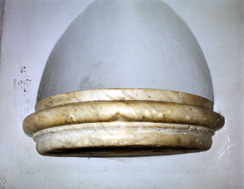 acquasantiera da parete - bottega campana (prima metà sec. XIX)