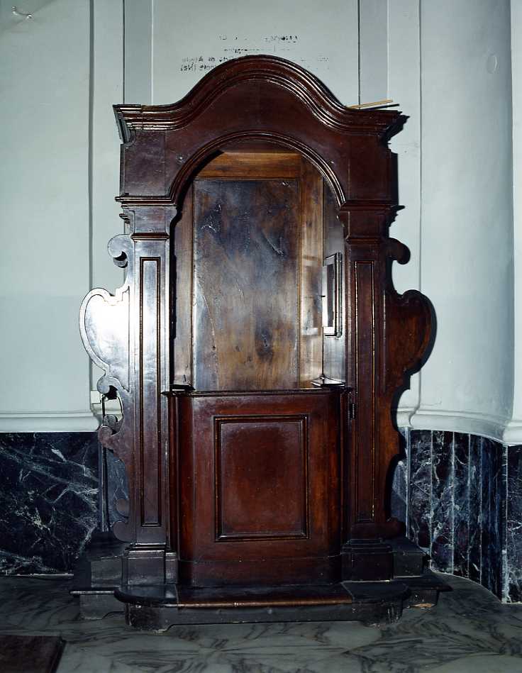 confessionale, serie - bottega campana (seconda metà sec. XIX)
