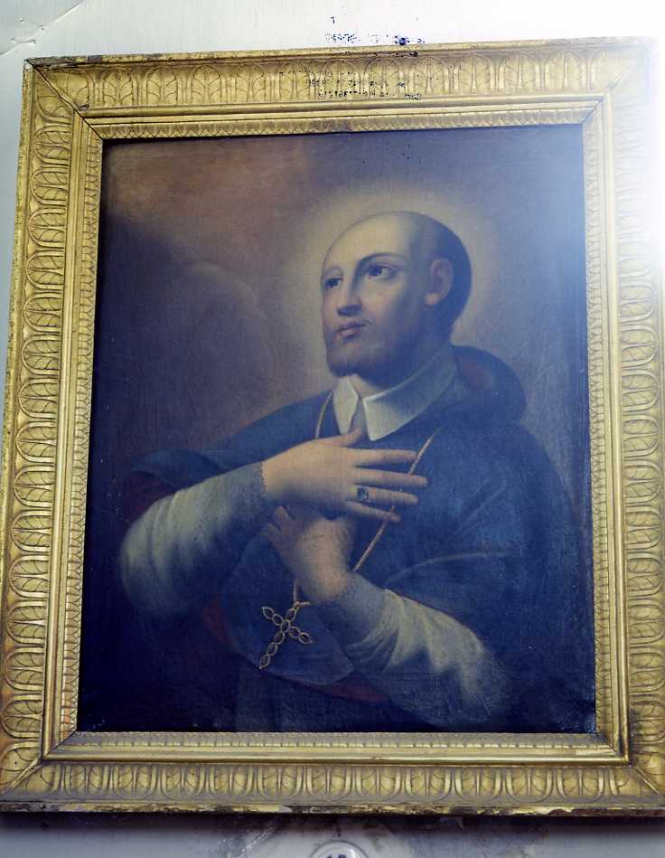 Santo vescovo (dipinto) - ambito campano (seconda metà sec. XIX)