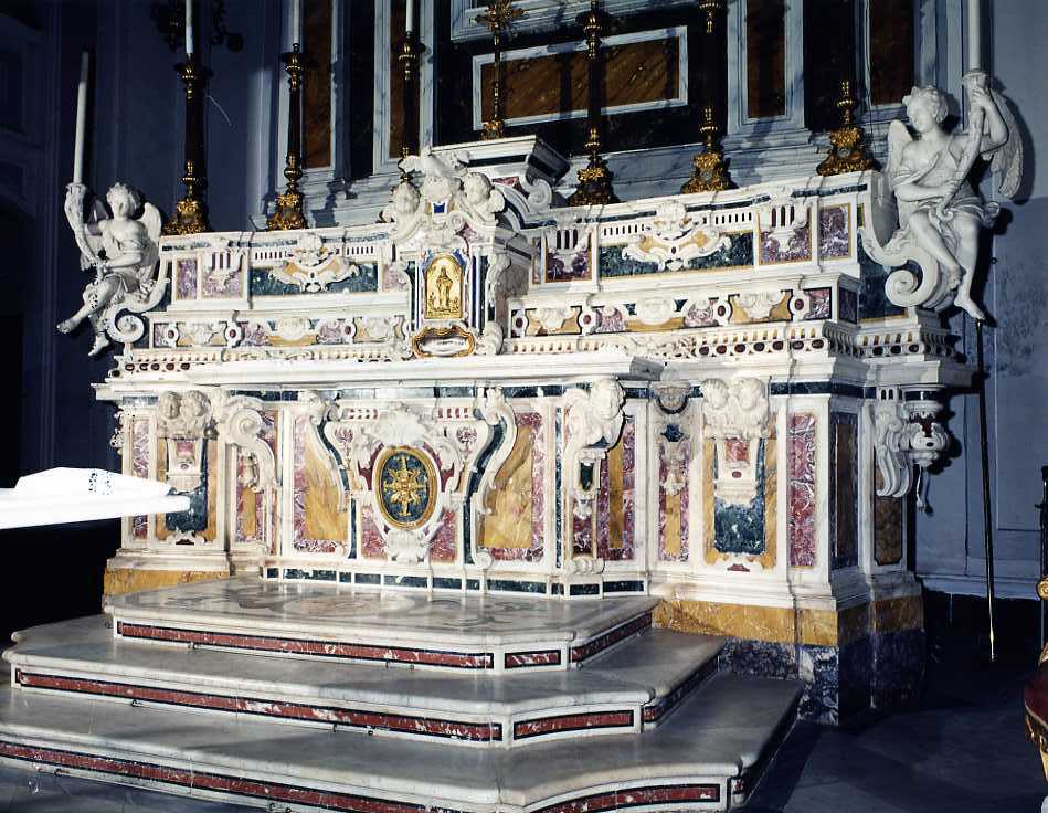 altare maggiore - bottega napoletana (seconda metà sec. XVIII)
