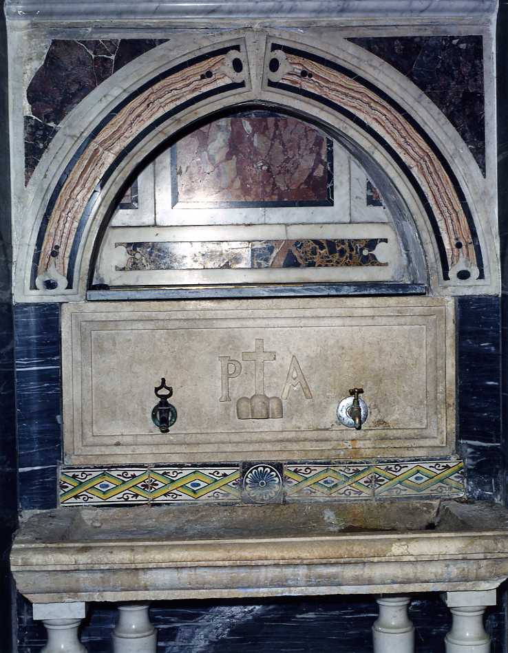 lavabo - bottega campana (seconda metà sec. XIX)
