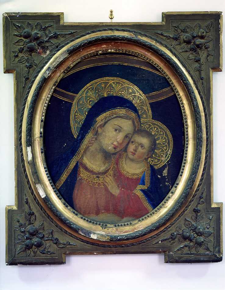 Madonna con Bambino (dipinto) - ambito campano (seconda metà sec. XIX)