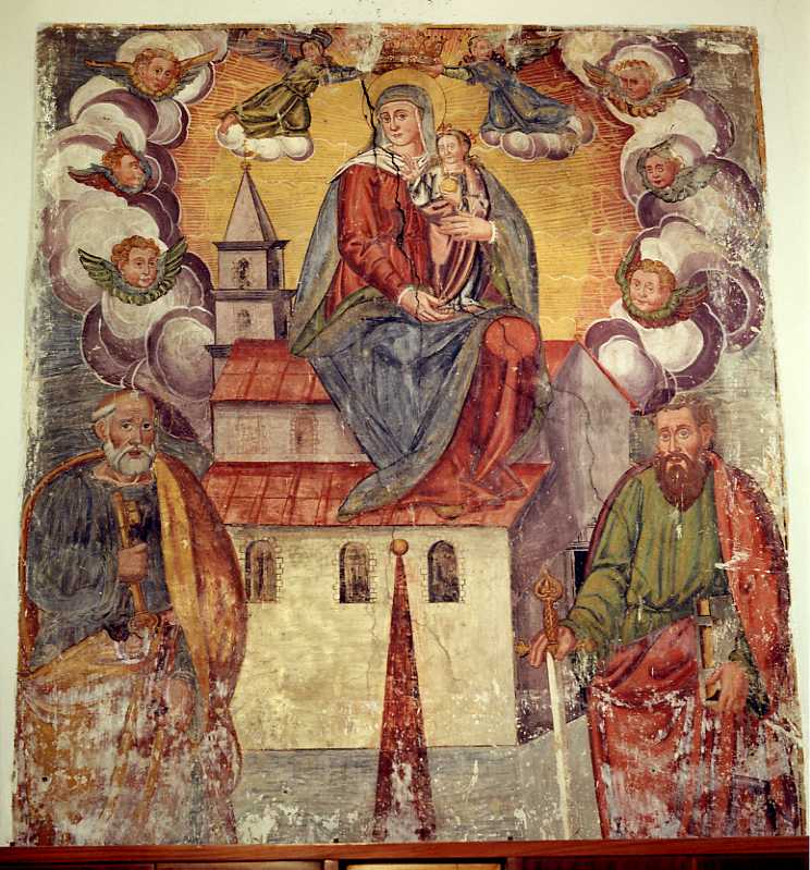 Madonna con Bambino e Santi (dipinto) - ambito campano (seconda metà sec. XVI)