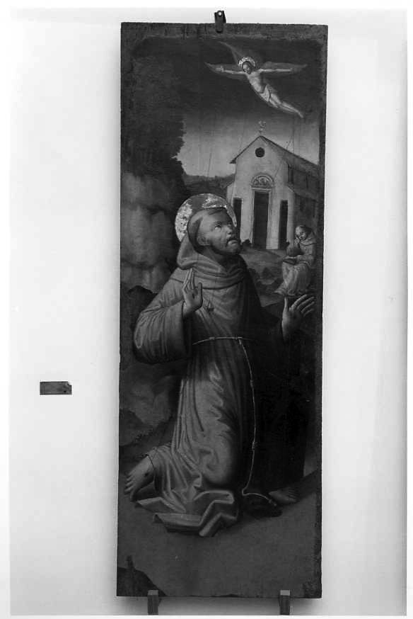 San Francesco d'Assisi riceve le stimmate (dipinto) - ambito campano (sec. XVI)