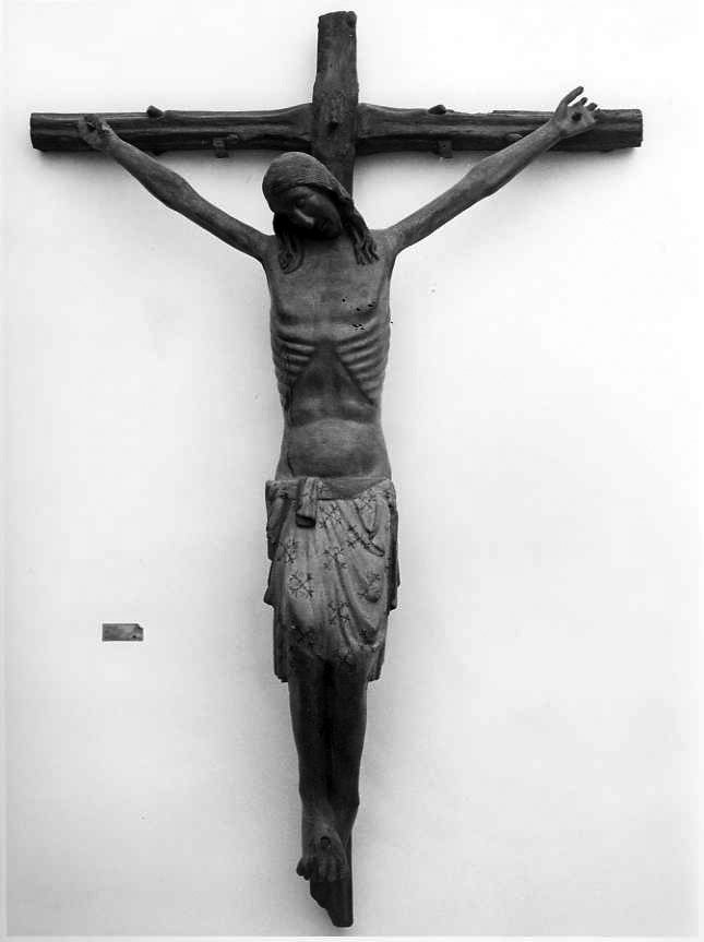 Cristo crocifisso (crocifisso) - bottega campana (inizio sec. XIV)