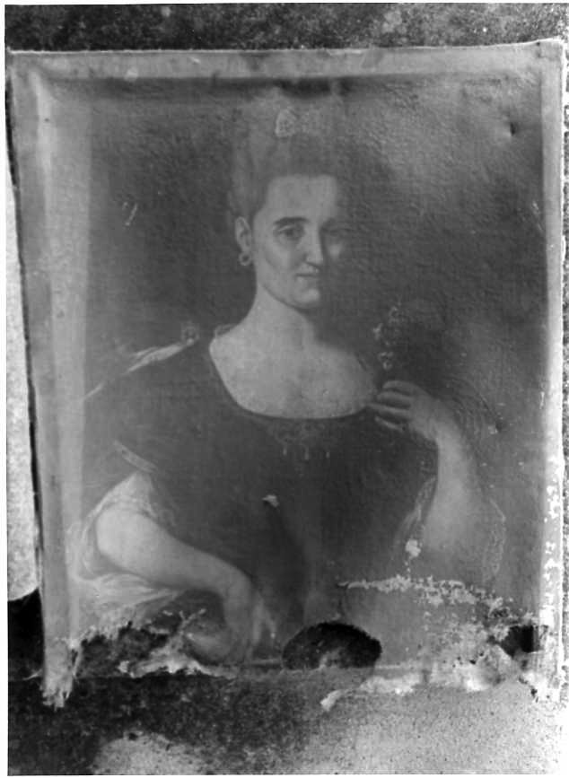ritratto di donna (dipinto) - ambito campano (seconda metà sec. XVIII)