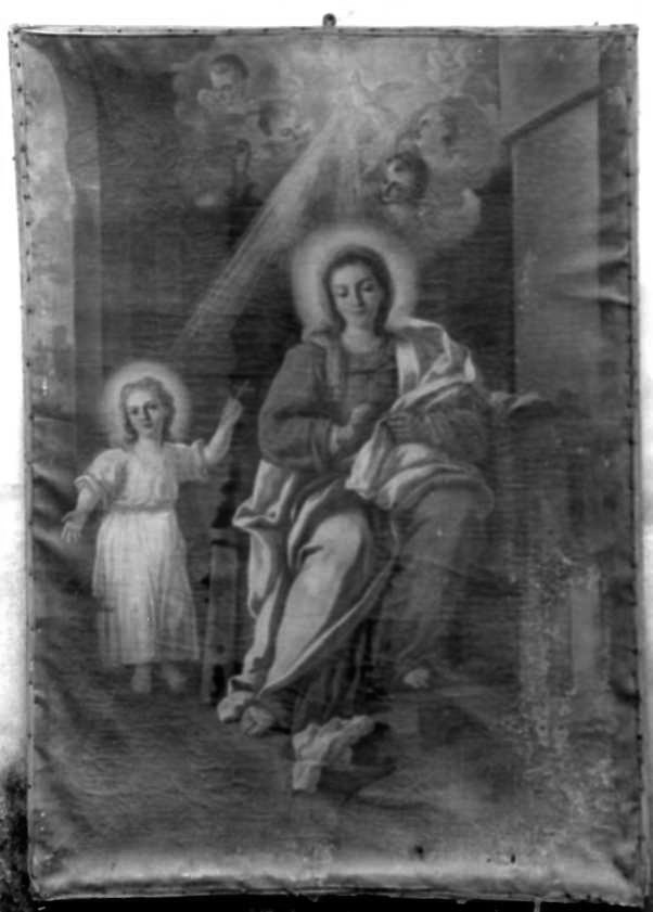 Madonna con Bambino (dipinto) - ambito campano (fine sec. XVIII)