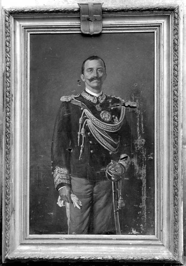 ritratto di Vittorio Emanuele III (dipinto) - ambito campano (inizio sec. XX)